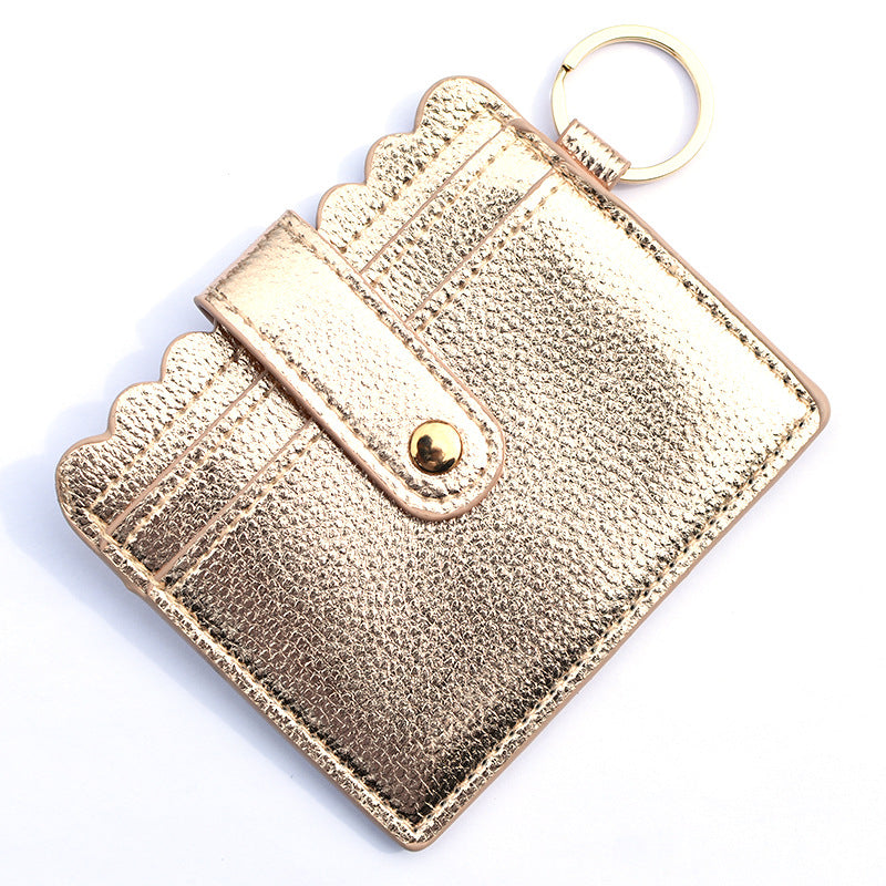 Wholesale PU Leather Leopard Purse Keychain